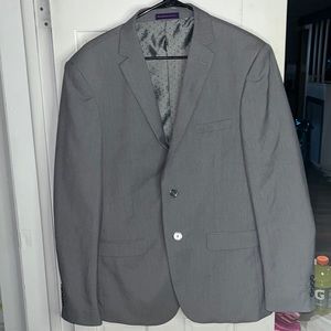 GREY PROM VEST WORN ONCE